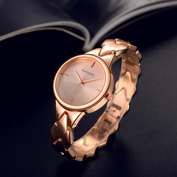 

Women Luxury Dress Watch 2020 New Stylish Ladies Stainless Steel Watchband Rose Gold Dial Quartz Clock Ceasuri