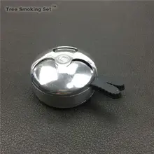 Большой размер MS курительная сигара чаша для кальяна аксессуары черный карбон двойная ручка нержавеющая сталь коробка Тепловой уголь держатель