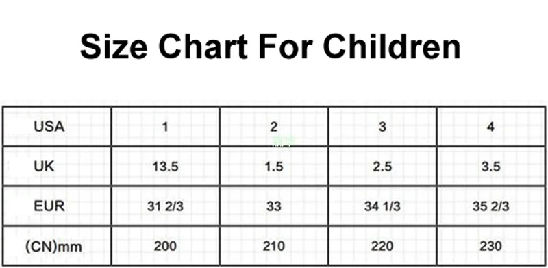 children size