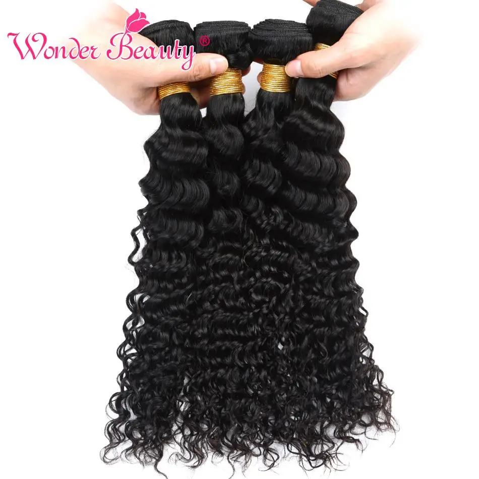 Wonder Beauty Raw Indian Deep Curly Weave Hair 100% Human Hair Bundles 4Pcs Non Remy Hair Extension 8-30inch Shipping Fast Wonder Beauty Raw Indian Deep Curly Weave Hair 100% Human Hair Bundles 4Pcs Non Remy Hair Extension 8-30inch Shipping Fast