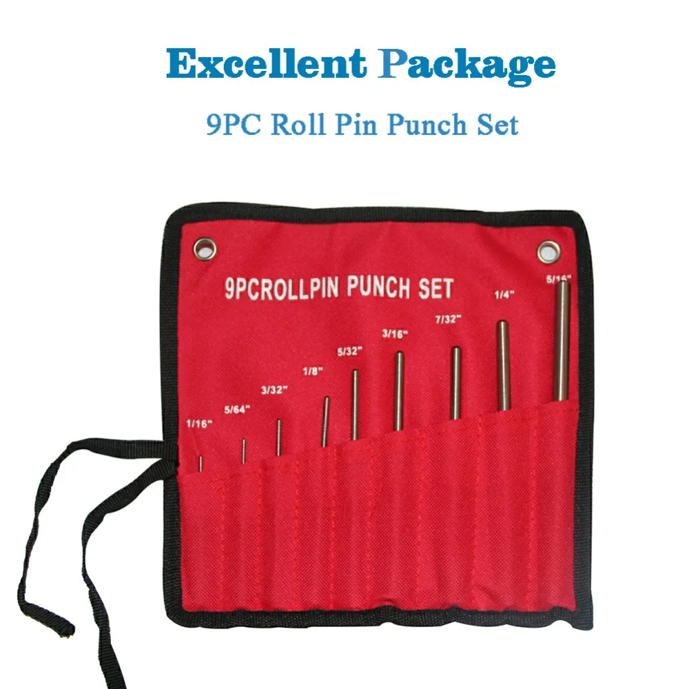 Other Outdoors Roll Pin Punch Set Gun Bolt Catch Roll Up Case Tool