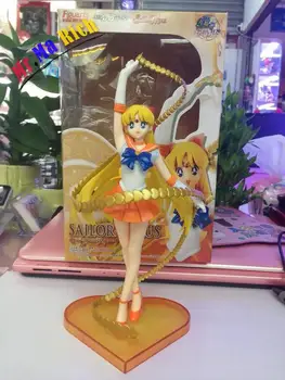 

Sailor Moon Venus Anime Collectible Action Figure Pvc Toys For Christmas Gift With Retail Box Free Shipping