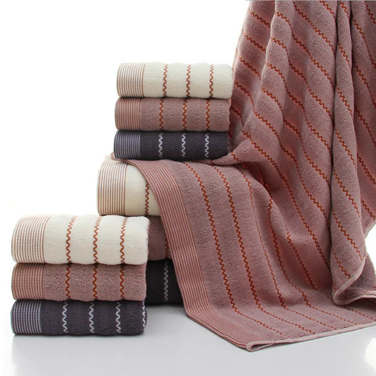 

Cotton Plaid Beach Bath Towels Wave Stripe Beach towel Toalla playa Fouta towels Soft Turkish Bath towel for Kids Adult 70x140cm