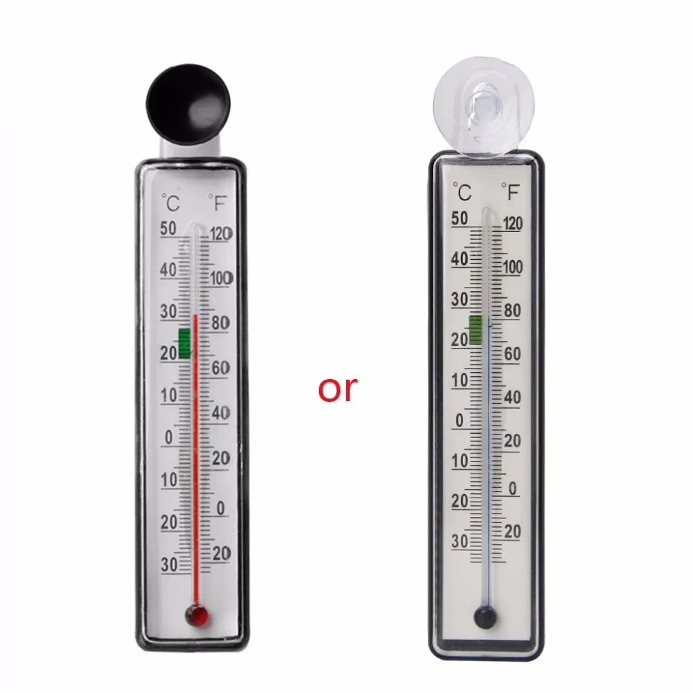 Aquarium Fish Tank Thermometer Glass Meter Water Temperature Gauge