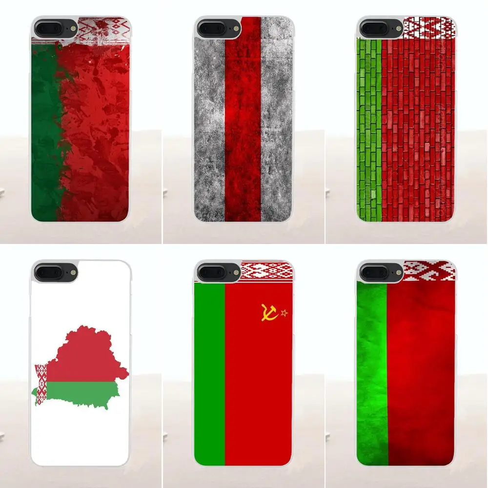 

Bixedx TPU Phone Covers Case For Apple iPhone 4 4S 5 5C SE 6 6S 7 8 Plus X Retro Belarus Belarusian Flag