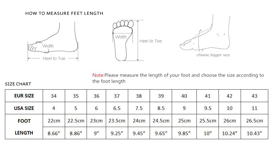 size 尺码34-43 新