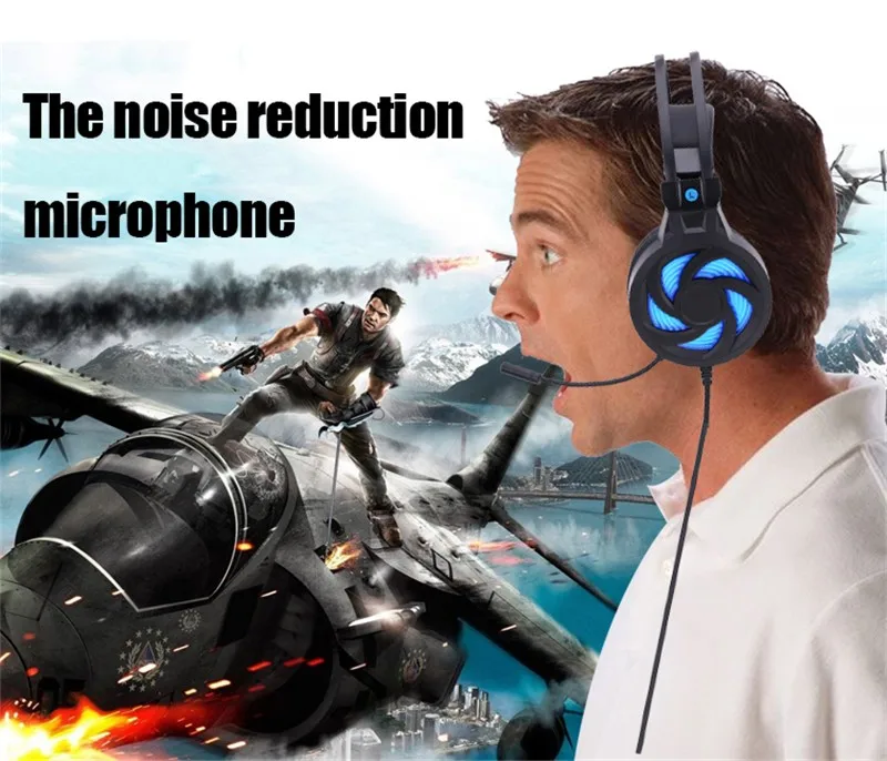 SOYTO Original Wired Gaming Headphones for PC LED Glowing Headset Stereo Bass Fone De Ouvido Auriculares With Mic for Games7