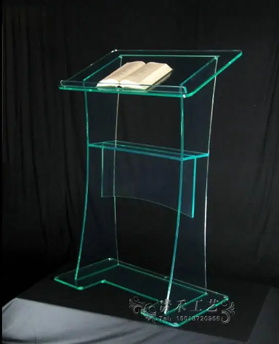 Free Shipping modern acrylic pulpit church Designs / custom acrylic