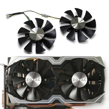 

2pcs/piar 85mm GFY09010E12SPA 4Pin Cooler Fan Replace For ZOTAC AMP 1060 6 GB GTX 1070 Mini Graphics Card Cooling Fan