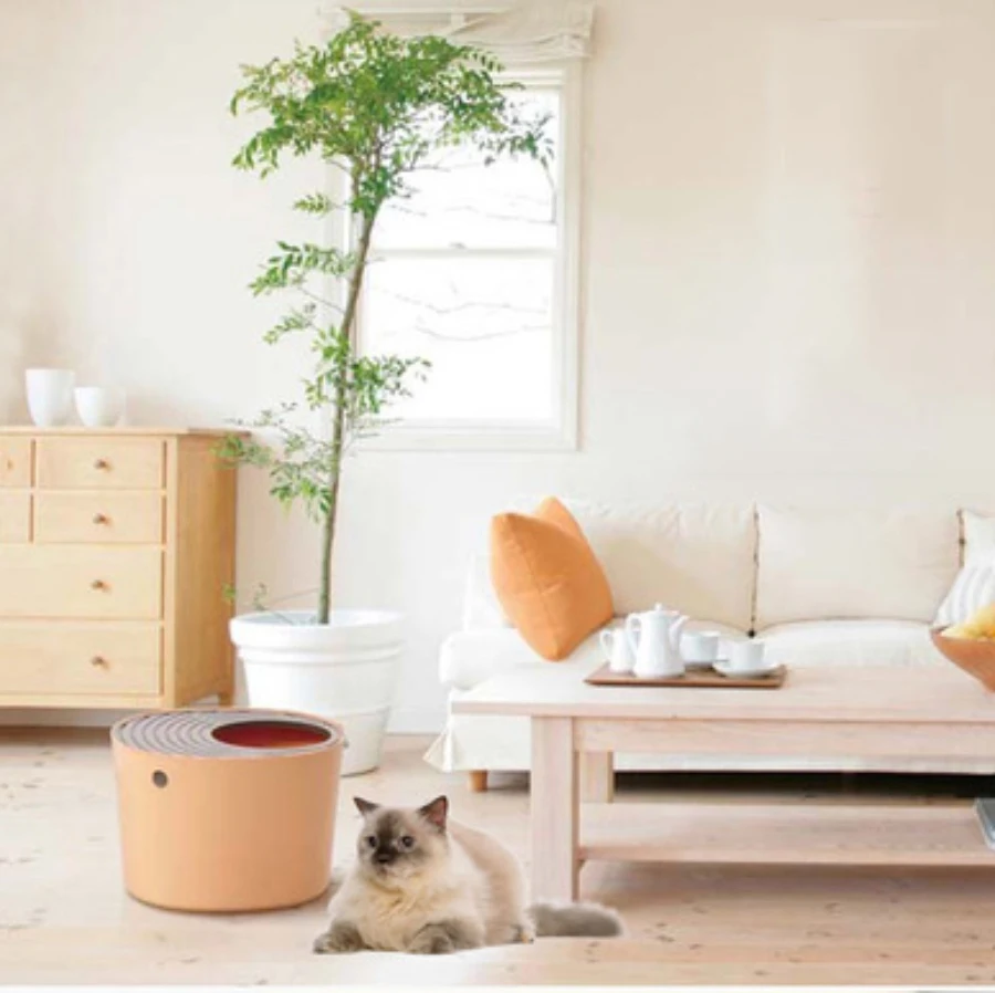 

Toilet Bedpan Easy Clean Detachable Bedpan Small Medium Pet Accessories Enclosed Plastic Pets Toilet Litter Boxes 30SP042