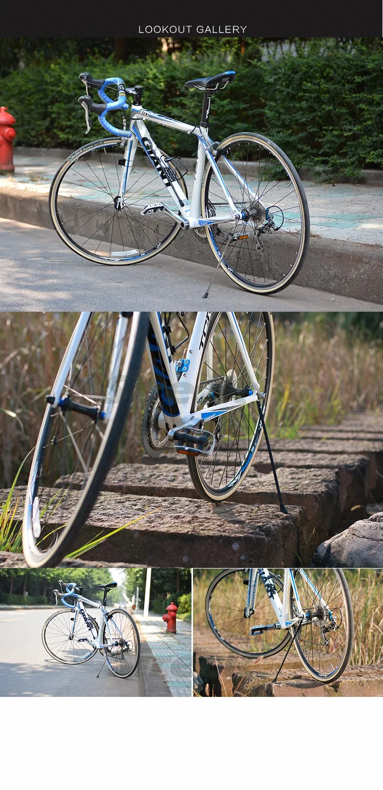 RockBros велосипедная стойка БЫСТРОРАЗЪЕМНАЯ Серебряная нержавеющая сталь/Ультралегкая углеродная велосипедная стойка парковочные стойки Soporte Bicicleta