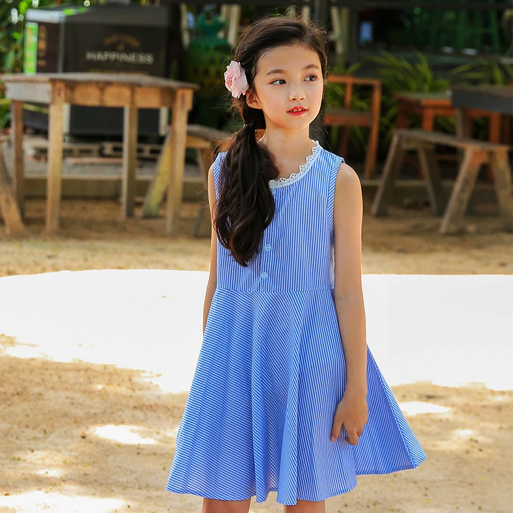 

big girls summer dress 2019 kids dresses for teenage girls print dress children girl clothes size 34567 8 9 10 11 12 13 14 years
