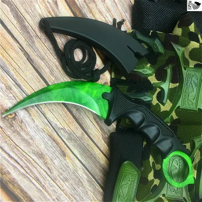 Пегаси бабочка в ноже CS GO Karambit нож практика складной нож бабочка тренажер игра нож тупое лезвие без края инструмент - Цвет: A-hdd3-11