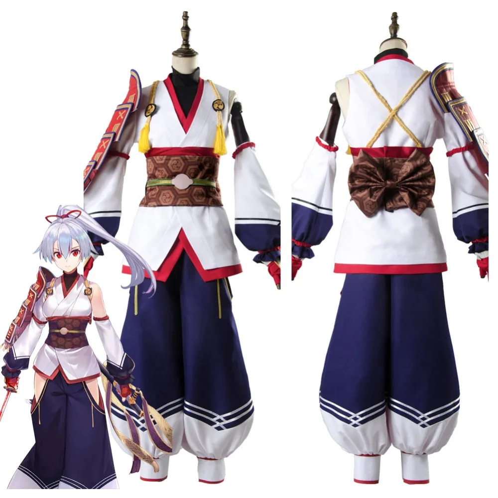 Fate Grand Order Косплей Tomoe Gozen Костюм Униформа полный костюм платье Хэллоуин Карнавал