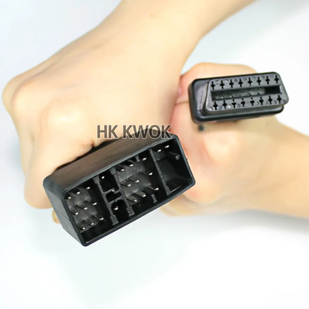 KWOKKER OBD 2 для Toyota 22pin до 16pin Female диагностический инструмент подключения