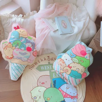 

Sumikko Gurashi Sumikkogurashi Icecream Design 45cm Plush Cushion Cartoon Stuffed Dolls Toys Gift For Children #1115