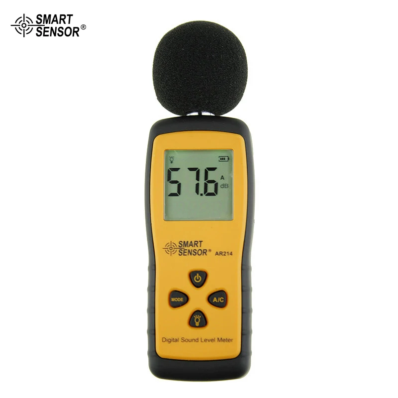 

Portable Industrial, Environmental and Aircraft Sound Level Meter,Digital Noise Level Meter Smart Sensor AR214