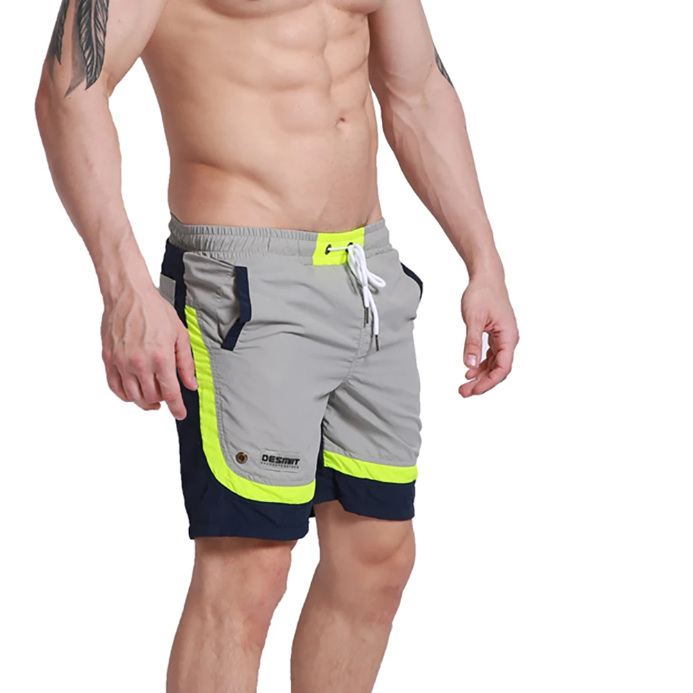 Men's Brand middle Board shorts Gym Swimwear Beachwear Pink surfing