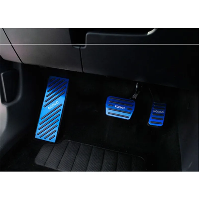 

For SKODA KODIAQ 2017 2018 car styling Fuel Brake Foot Rest pedals Plate Non slip Accelerator brake pedal Pads cover