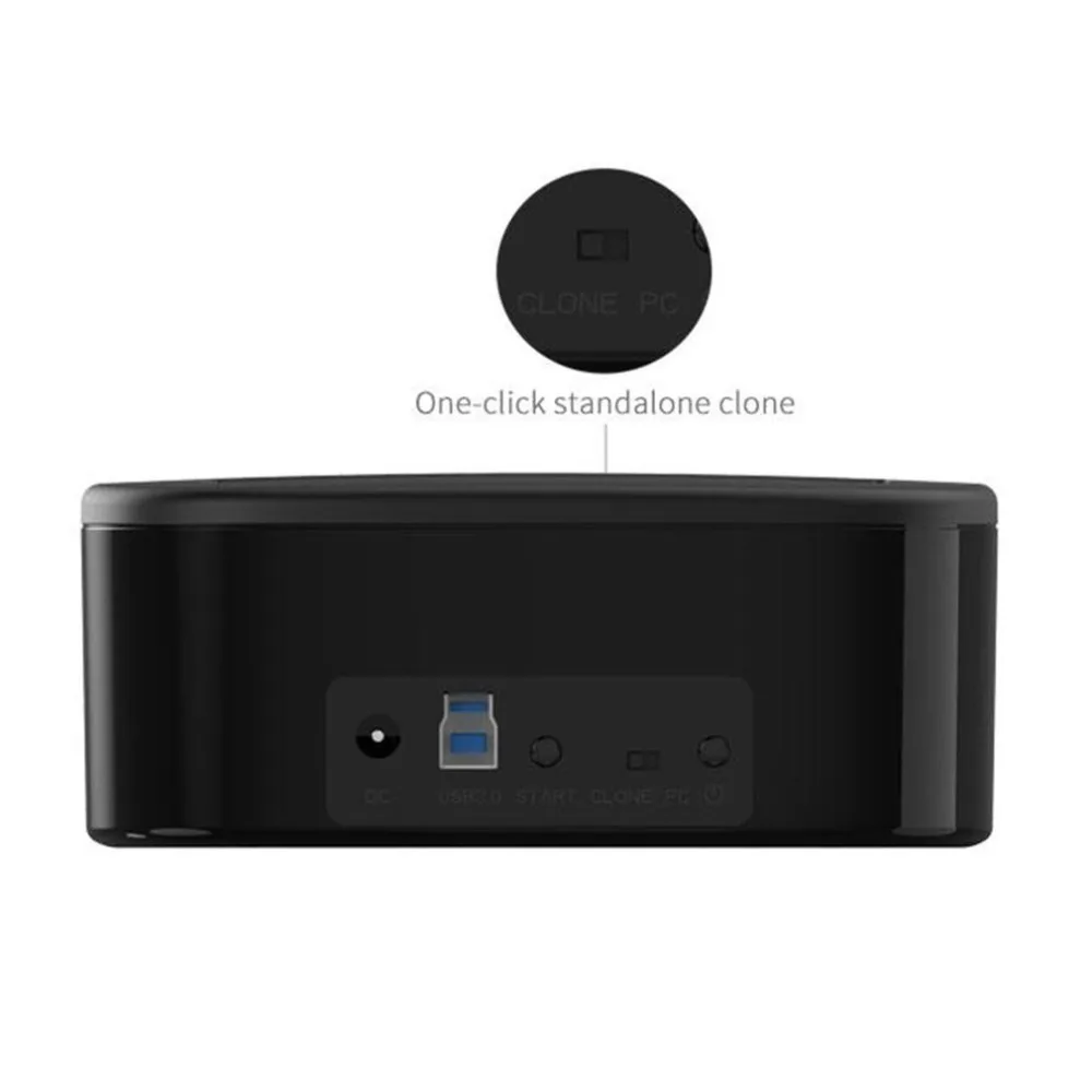 

Orico6228us3-c-bk Dual-disc Usb3.0 Offline Copy Hard Drive Base Us 110v