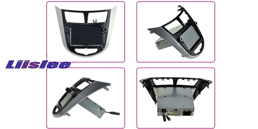 Clearance LiisLee For Hyundai Verna Accent i25 Solaris Grand 2010~2017 Car Multimedia Navi DVD GPS Radio Carplay Original Style Navigation 6