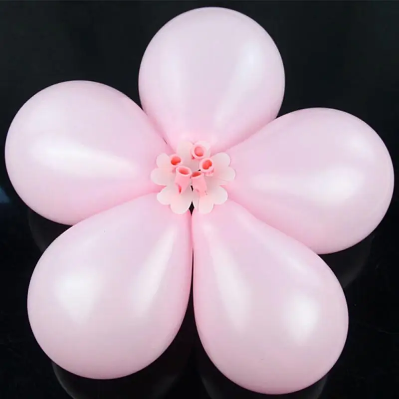10 шт. DIY латексные Цветочные шары Globos пластиковый зажим для украшения дня