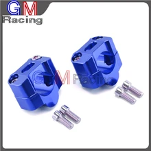 Руль жир бар стояки Крепление Зажим адаптер 22 мм до 28 мм для YAMAHA WR250F WR250R WR250X WR450F WR400F WR426F YZ400F Байк