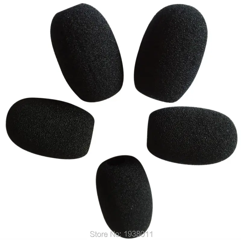 Free Shipping 20 PCS Excellent Replacement Foam microphone cover mic foam for headsets
