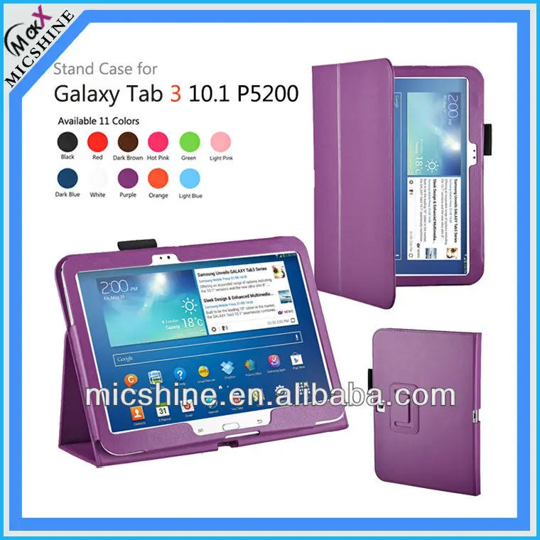 Gligle Стенд кожаный чехол для Samsung Galaxy Tab 3 10.1 P5200/P5210 3G и Wi-Fi edition кожаный чехол 100 шт./лот