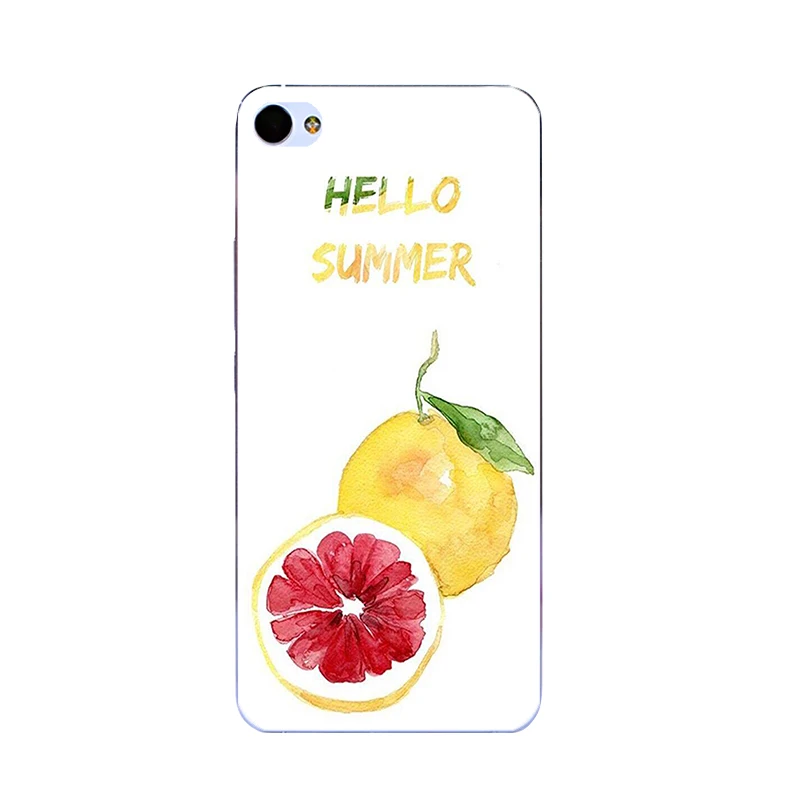 DIY чехол для телефона Meizu M1 M2 Note 5 дюймов M3/M3S Mini Fundas U20 мягкий TPU Летний Фруктовый|case