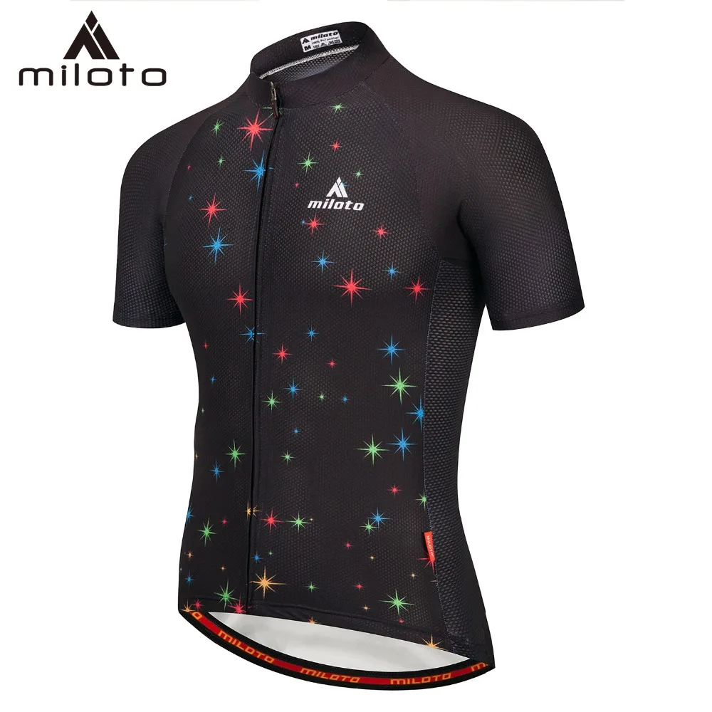

MILOTO Men Cycling Jersey MTB Bike Shirt High Quality Short Sleeve Jersey Pro Team Road Bicycle Clothing Mallot Ciclismo Wear