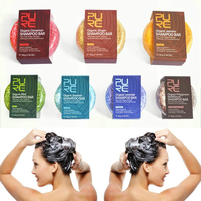 

High Quality 7 Colors Hair Growth Soap Handmade Hairs Loss Cleaning Anti Acne Oil Soaps Shower Bath Solid Shampoo Promotion