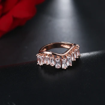 

Luxury Accessories Inlaid High Quality Engagement Rings For Women New Design Colorful Style Cocktail Rings Party Gifts R-023