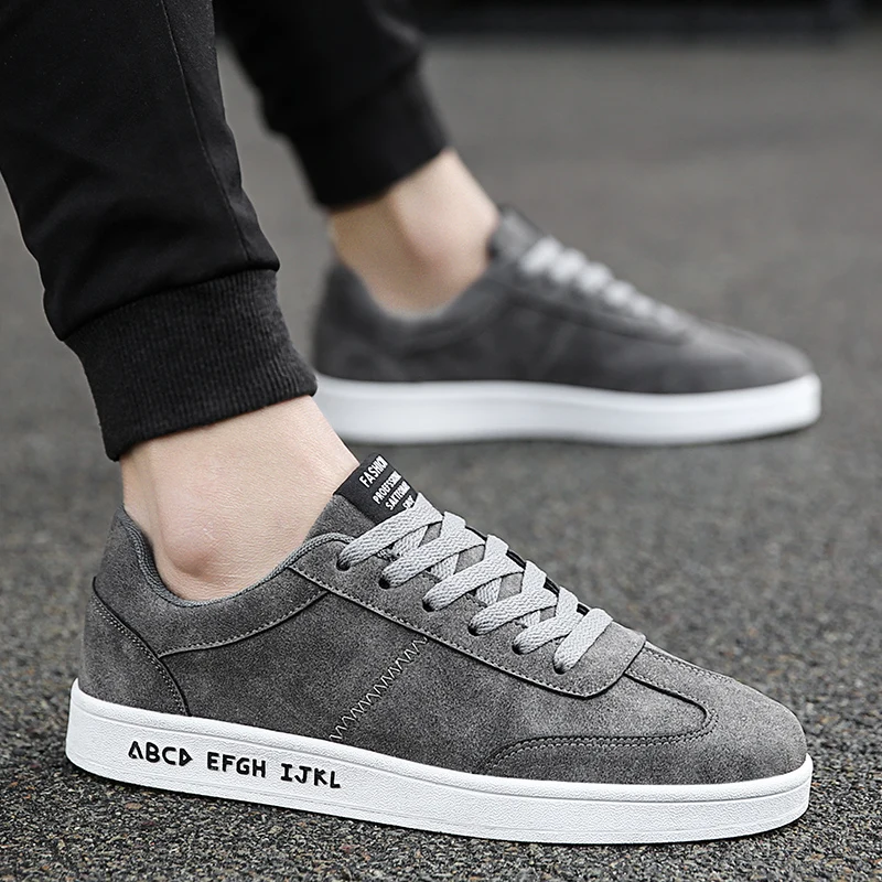 

2019 spring new Korean version of the trend of men's shoes wild sports shoes men's trend board shoes