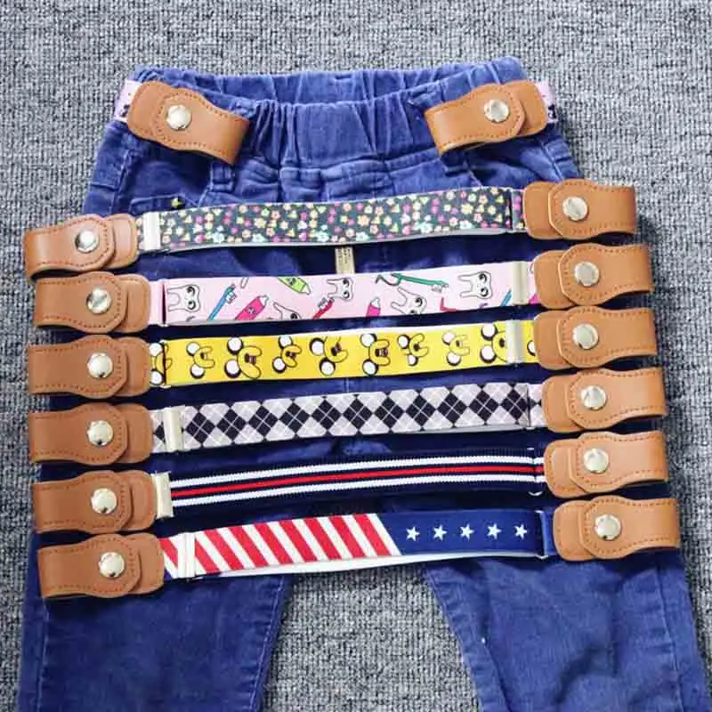 

Child Buckle-Free Elastic Belt 2019 No Buckle Stretch Belt for Kids Toddlers Adjustable Boys and Girl`s Belts for Jeans Pants