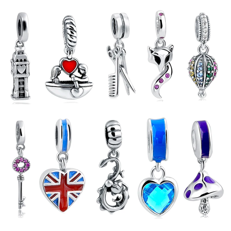 Silver Galaxy 925 Sterling Silver Charms Fit Authentic Pandora Charms