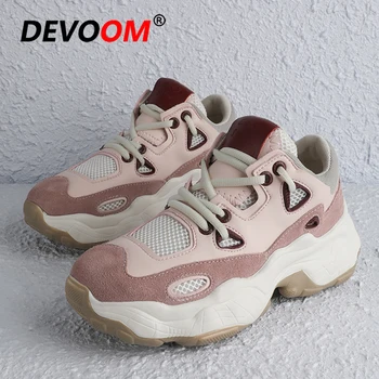 

Women Flats Creepers Womens Sneakers 800 Female Shoes Fashion Real Leather Mesh Spring Summer Women Flat Shoes Ladies Girl Flats