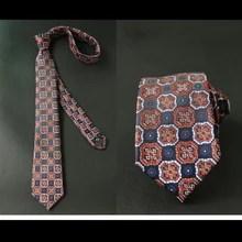 Mantieqingway Polyester Floral Print Neck Ties for Mens Paisley Necktie Gravatas Corbata Slim of Vestidos Business Male Neck Tie