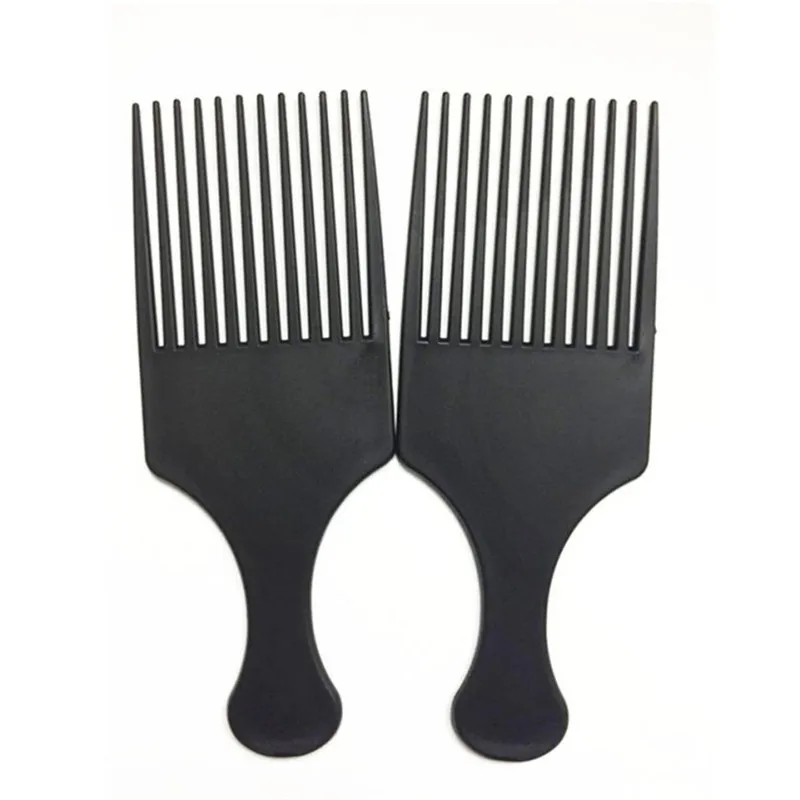 Afro Comb Curly Hair Brush Salon Hairdressing Styling Long Tooth