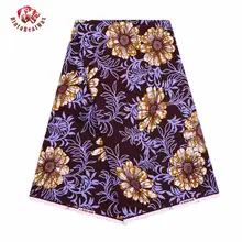 Анкара Африки полиэстер воск принты ткань bintareal воск высокое качество 6 ярдов африканская ткань для вечерние платье FP6100