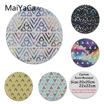

MaiYaCa Space Star Triangle High Speed New Lockedge Mousepad Size for 22x22x0.2cm Colorful Mouse Pad