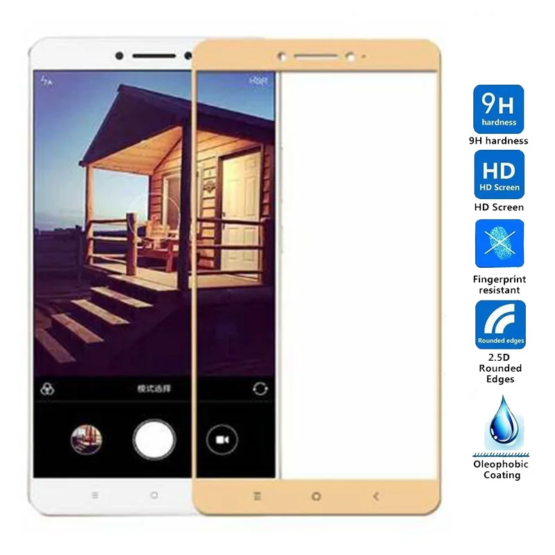 Закаленное стекло с полным покрытием для Xiaomi Mi Max M 2 3 защита экрана защитная