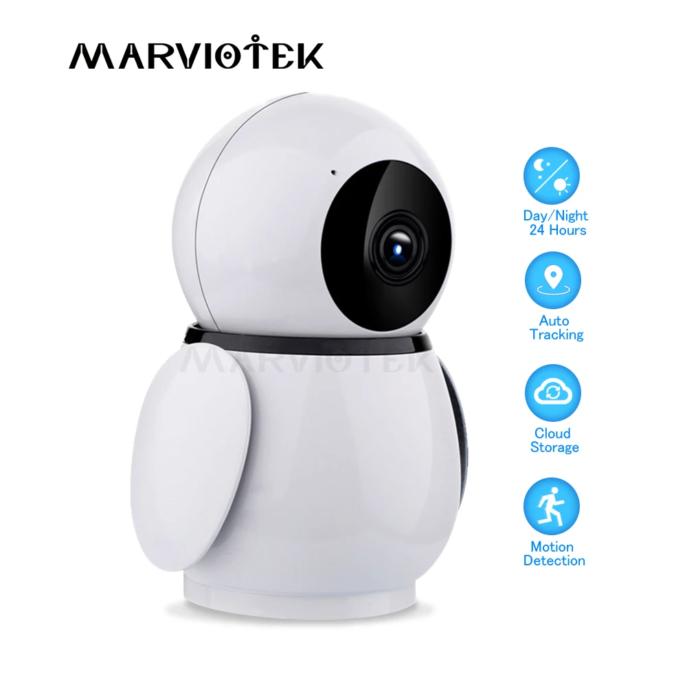 

720P WiFi IP Home Security Camera Wireless Penguin-shaped Night Vision mini camera HD P2P CCTV Camera 1080P Two Way Audio