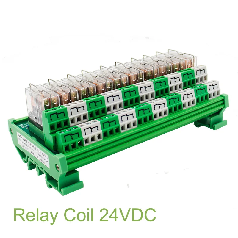 10 канальный OMRON DPDT G2R 2 din рейку модуль реле интерфейса|interface relay|din mounting railrelay interface |