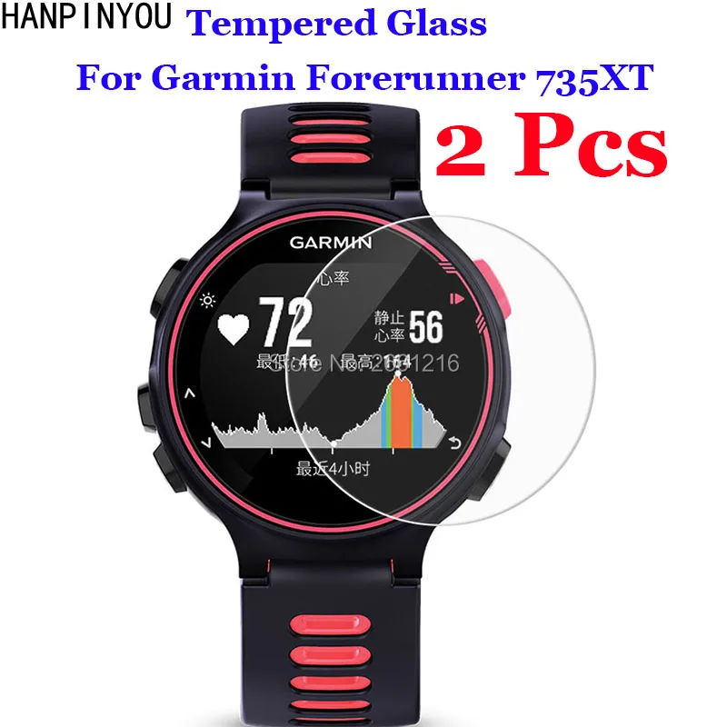 2 Pz/Lotto Per Garmin 735Xt Vetro Temperato 9H 2.5D Premium Pellicola Della Protezione Dello Schermo Per Garmin Forerunner 735Xt 735 Xt Smartwatch