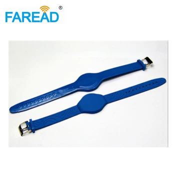

x100pcs Free shipping 13.56mhz Ntag216 888bytes NFC Wristband Adjustabel RFID Bracelet With Locked
