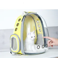 7 cores Respirável Pequeno Saco de Portador do animal de Estimação para o cão do gato do animal de Estimação Portátil Ao Ar Livre Mochila de Viagem Gato Cão Gaiola de Transporte Transparente