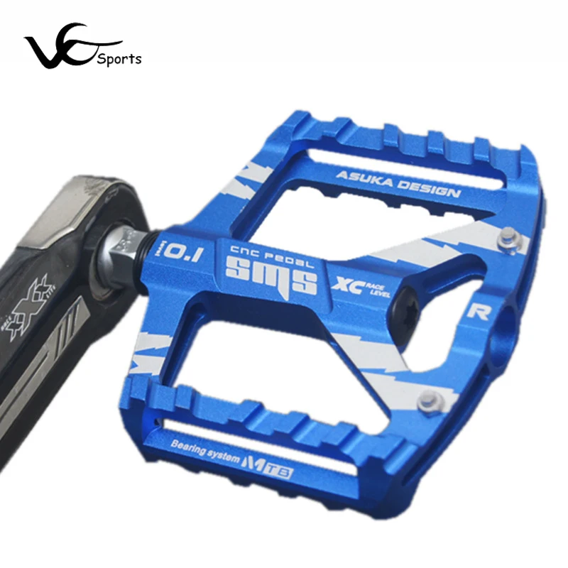 SMS bicycle pedal bearings road mountain bike pedals mtb alu ultralight 345g aluminium alloy big
