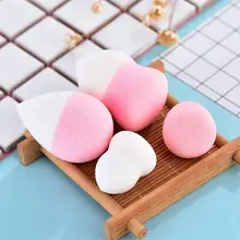 VIBRANT GLAMOUR 4 Pcs Makeup Sponge Set Professional Cosmetics Puff Liquid Foundation Sponge Gourd+Waterdrop Shape Beauty Tools