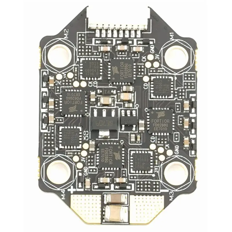

4IN1 ESC,Rcharlance Typhoon Blheli_32 40A 4IN1 fpv esc BLHeli Brushless Electric Speed Controller Dshot1200 ESC (2-6S) for 140